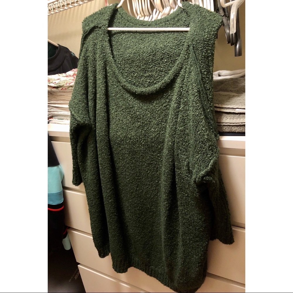 New Dark Green Sweater Dress
